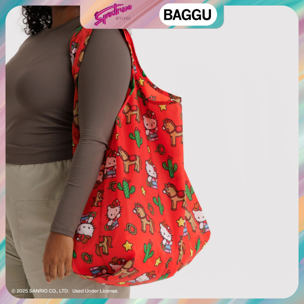 BAGGU กระเป๋าโท้ทแบบใช้ซ้ําได้แบบพับได้ Big Baggu