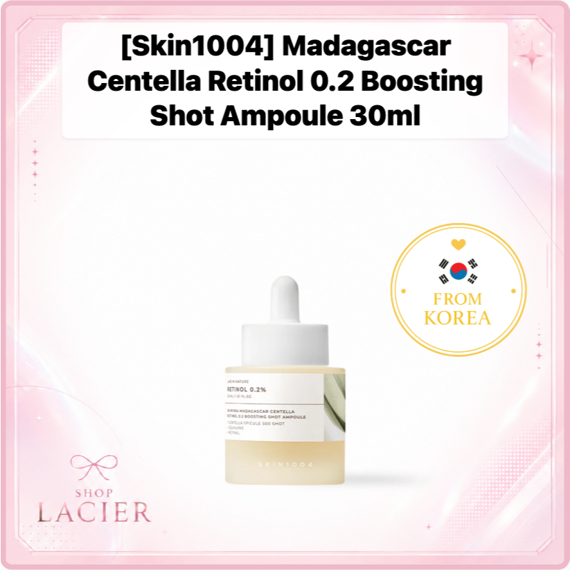 [Skin1004] Madagascar Centella Retinol 0.2 Boosting Shot Ampoule 30ml / เซรั่มเกาหลี / Retinol Boost