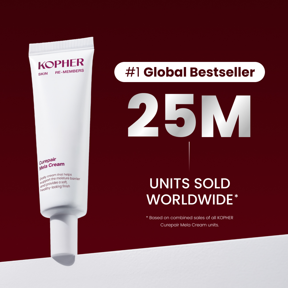 [KOPHER] Curepair Mela Cream ครีม (35 มล.) – ครีม EGF ดูแลสิวและรูขุมขน ผิวใสโกลว์ เสริมเกราะป้องกันผิว