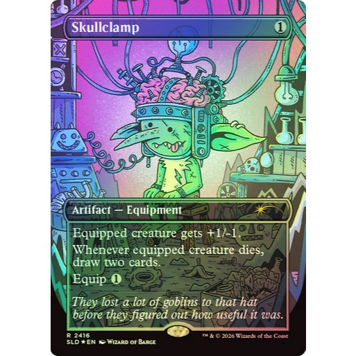 การ์ด EDH PlayTest - Skullclamp (สิ่งประดิษฐ์)