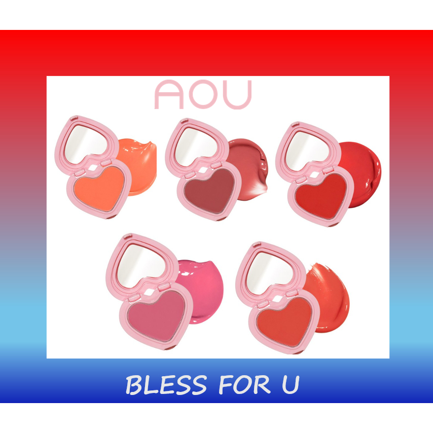 AOU Glowy Cream Blush | Cream Cheek Blush (8 Colors)