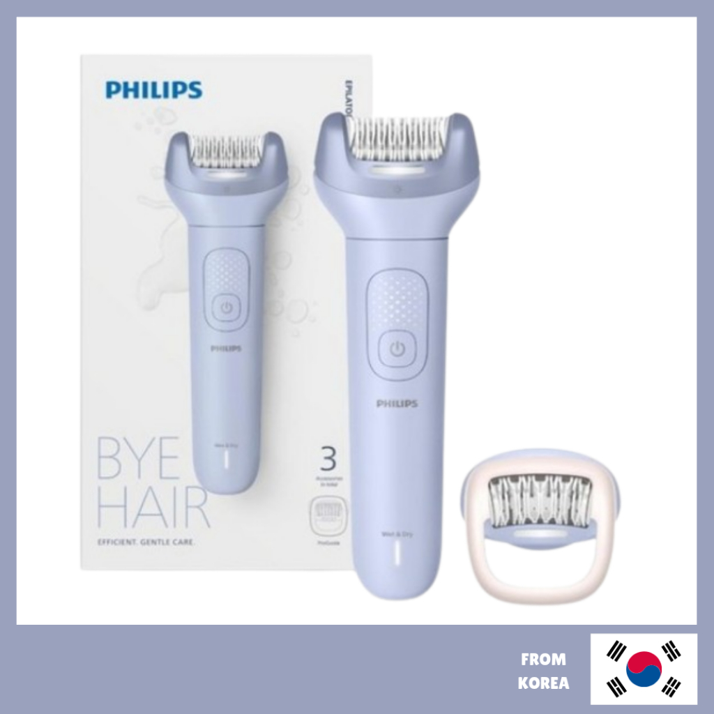 [PHILIPS] เครื่องกําจัดขน Series 8000 BRE708/00 / เครื่องกําจัดขนแบบเปียกและแบบแห้งไร้สาย / ProGuide