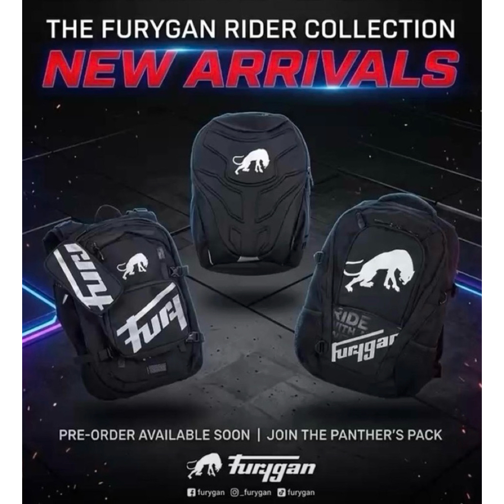 กระเป๋าแพ็ค FURYGAN stok