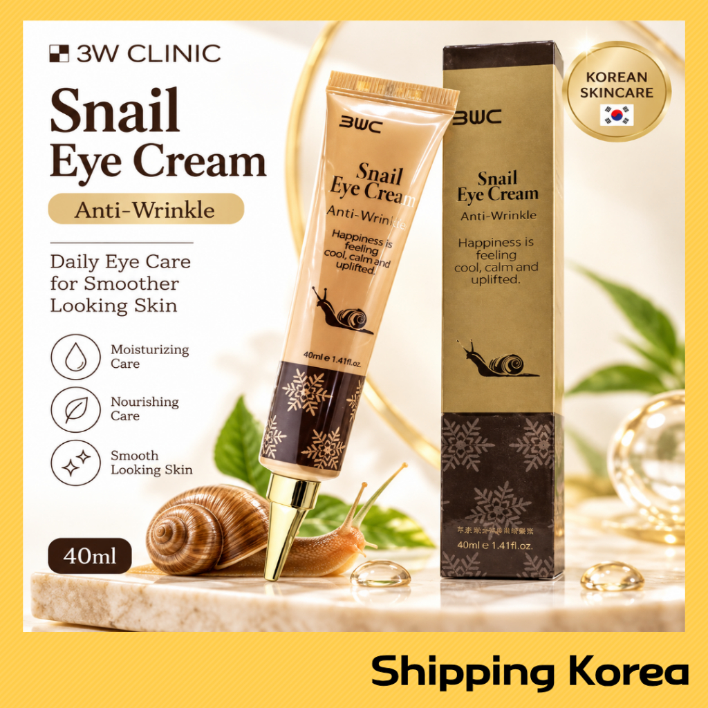[3W CLINIC] Snail Eye Cream Anti-Wrinkle 40ml