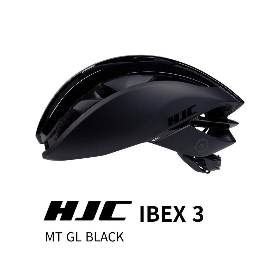 หมวกกันน็อค HJC IBEX 3 สีดําวินเทจ เหมาะสำหรับการปั่นจักรยานและแข่งขันPremium Protection - SLID, SEL
