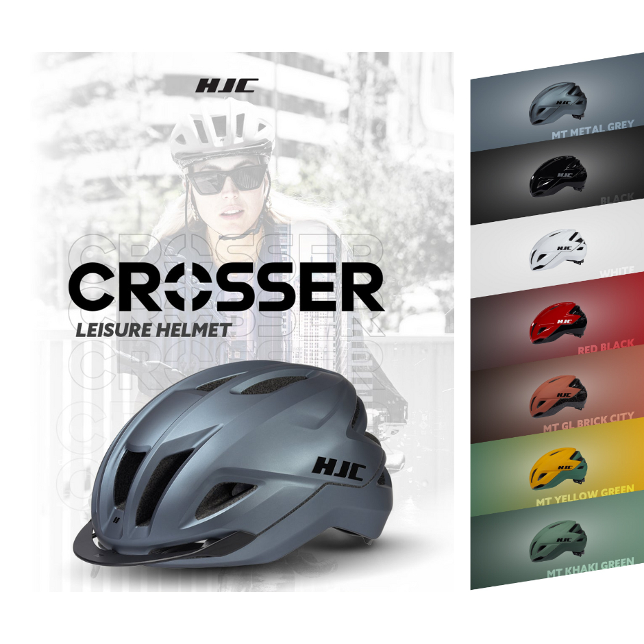HJC CROSSER หมวกกันน็อคสำหรับปั่นจักรยานหลากหลายแบบ ทั้งบนถนนและXC MTB Gravel