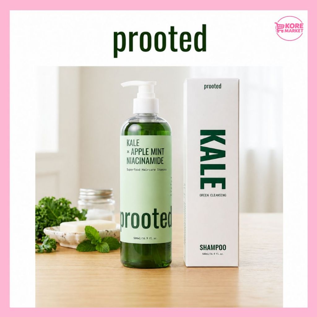 [PROOTED] Green Cleansing Kale Shampoo for Oily Scalp 500ml