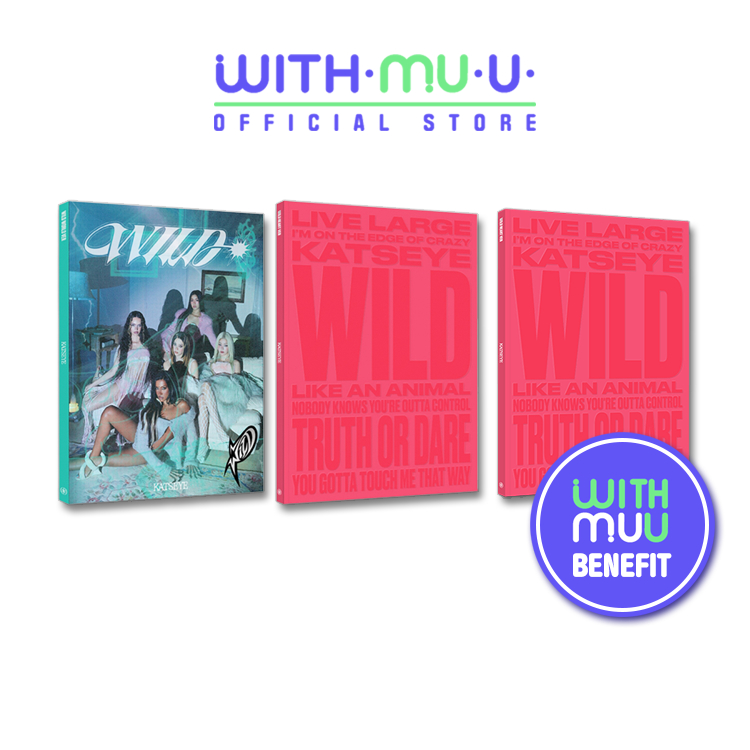 [พร้อมส่ง] KATSEYE -  [WILD] Album [อัลบั้ม KATSEYE] (WITHMUU LUCKY DRAW POB)