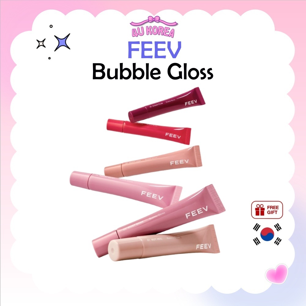 FEEV Bubble Gloss 10ml – 5 สี / K-BEAUTY