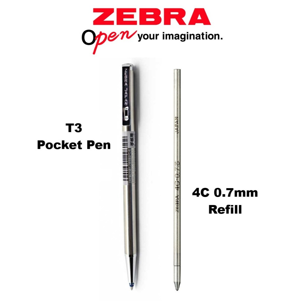 ปากกา ZEBRA MINI POCKET T3
