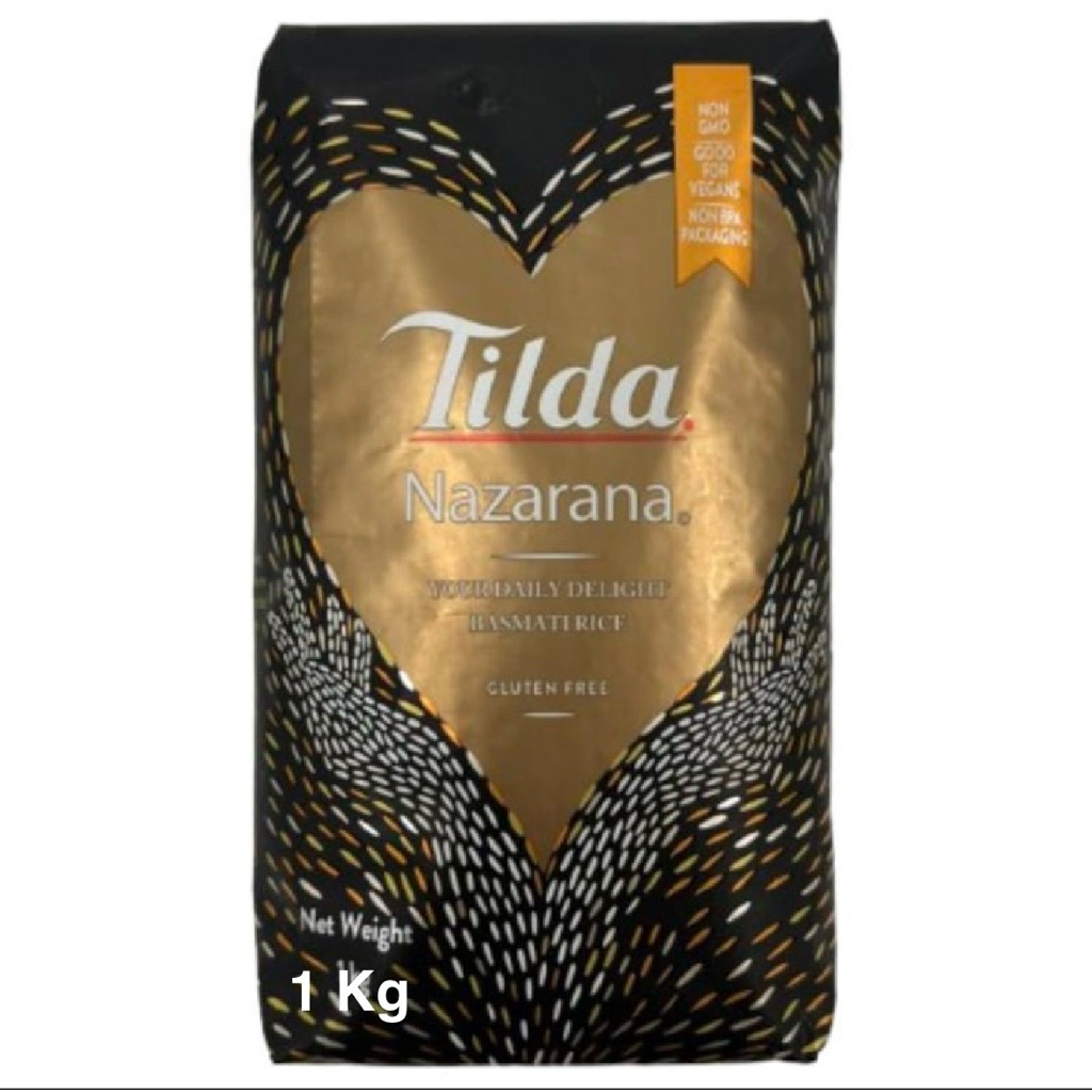 [ส่งด่วน] Tilda Nazarana 1Kg/ Pure Basmati Rice 1kg/Pure Extra Long Basmati Rice 1Kg ทิลด้าข้าวบาสมาติ