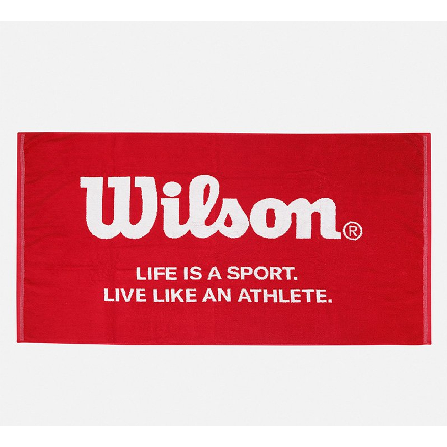 [Wilson] WTA Official Tennis Towel – สีแดง