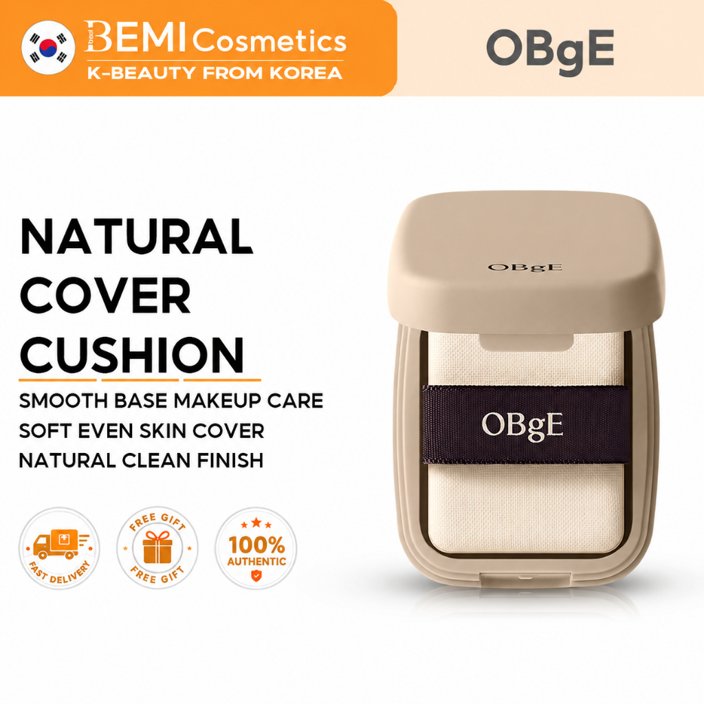 [OBgE] เพอร์เฟค คัฟเวอร์ คุชชั่น 5g | SPF50+ PA++++ | คลุมสูงจากธรรมชาติ | สมูทกึ่งแมตต์ ฟินิช