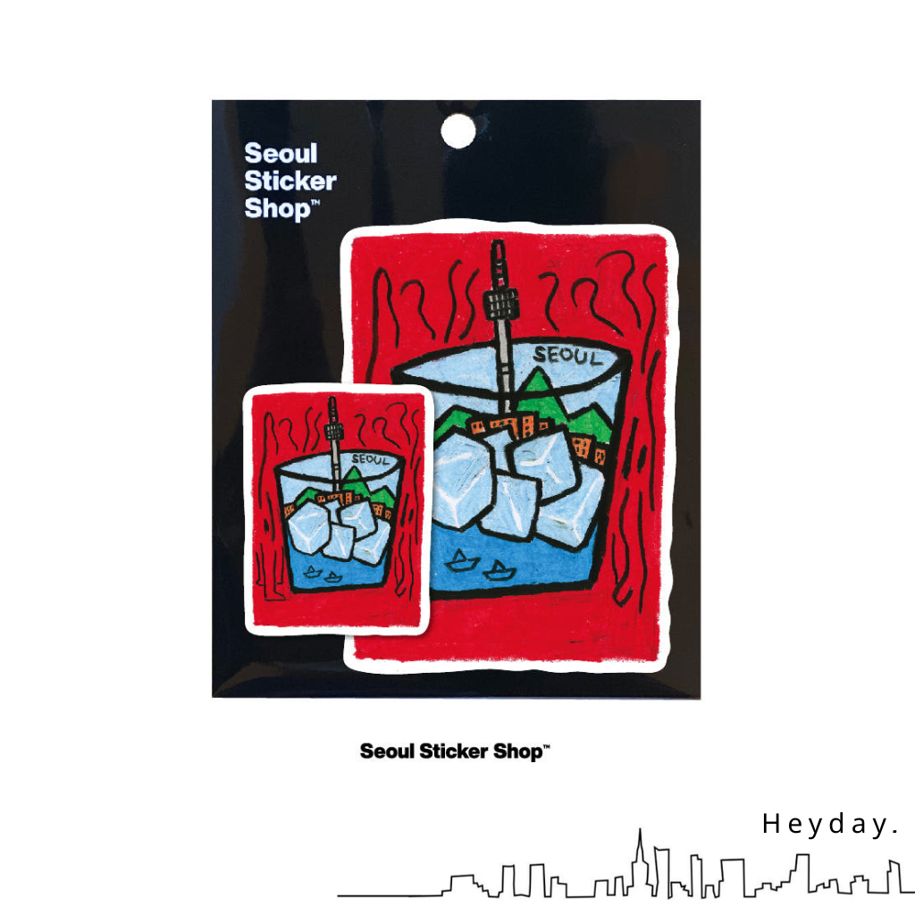 [SEOUL STICKER SHOP] Albert Kiwi "Seoul on the Rock" ชุดสติ๊กเกอร์ไวนิล