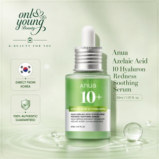 [ANUA] 10 Hyaluron Redness Soothing Serum (30ml) | คาล์มมิ่ง | ผ่อนคลาย | ปราศจากน้ําหอม