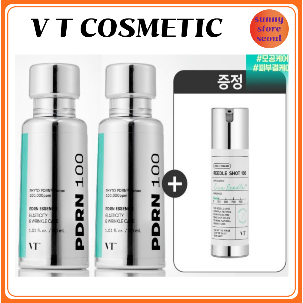 VT เครื่องสําอาง PDRN Essence 100 30ml(+30ml + VT Niddle shot 100ml)