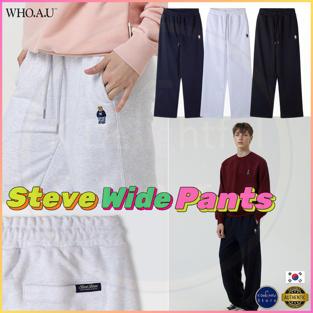 [Who.a.u] Steve Wide Pants