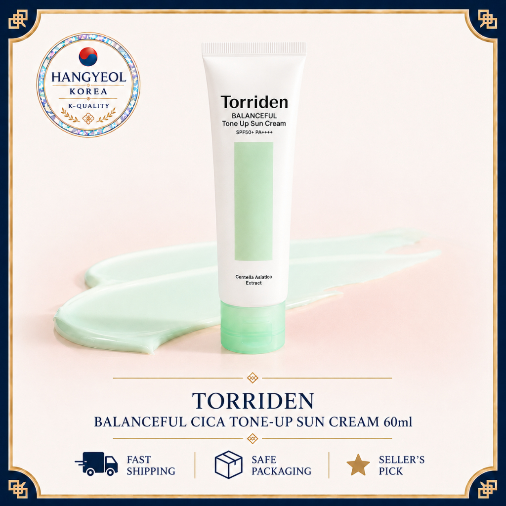 [TORRIDEN] BALANCEFUL Cica Tone-Up Sun Cream SPF50+ PA++++ 60ml Mineral Sunscreen