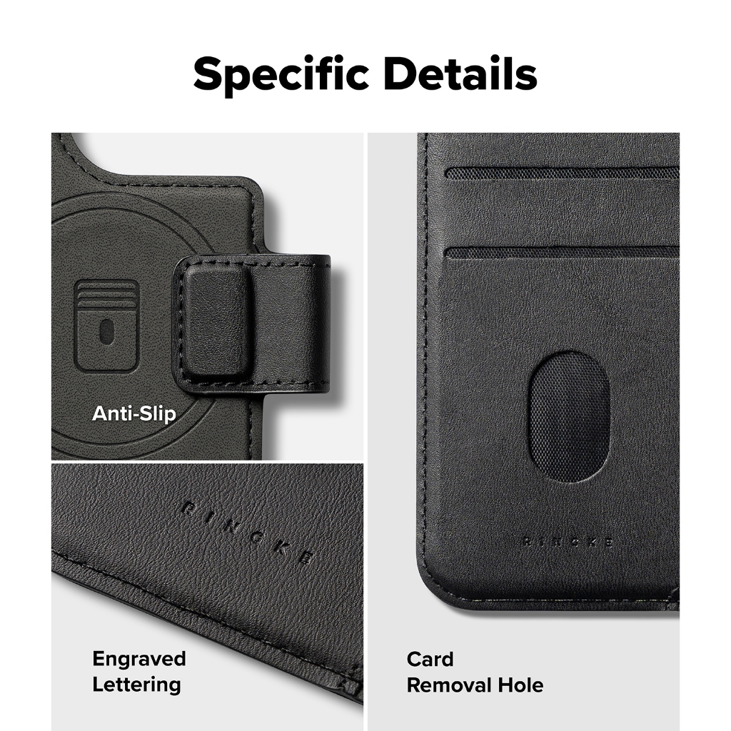 Ringke Folio Grip Wallet Magnetic สําหรับ iPhone 16 Pro Max / 16 Plus เคสป้องกันพร้อมพื้นที่จัดเก็บ - รูปที่ 6