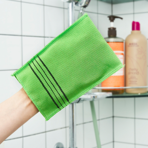 Original Korean Italy Towel Body Scrub Mitt (ขนาด Deyong) | K-Pop Demon Hunters Bath House ฉากผิวนุ่