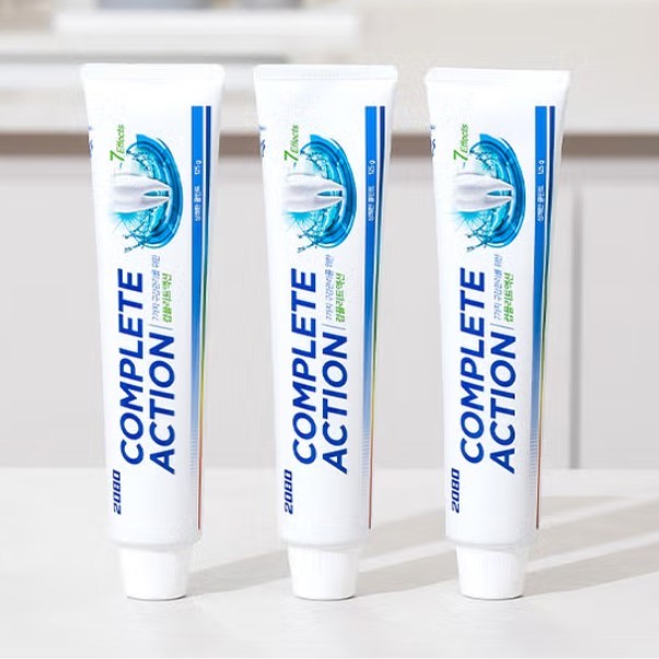 2080 Complete Action Toothpaste รสคูลมิ้นต์ ( 125g x 3 ) จัดส่งจากเกาหลี