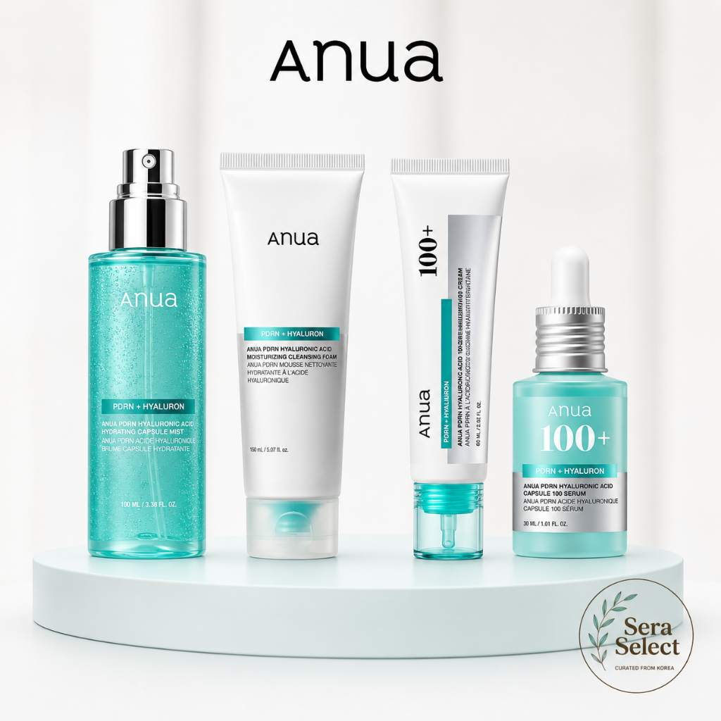 [ANUA] PDRN Hyaluronic Acid Series – Mist, โฟมล้างหน้า, เซรั่ม & ครีม