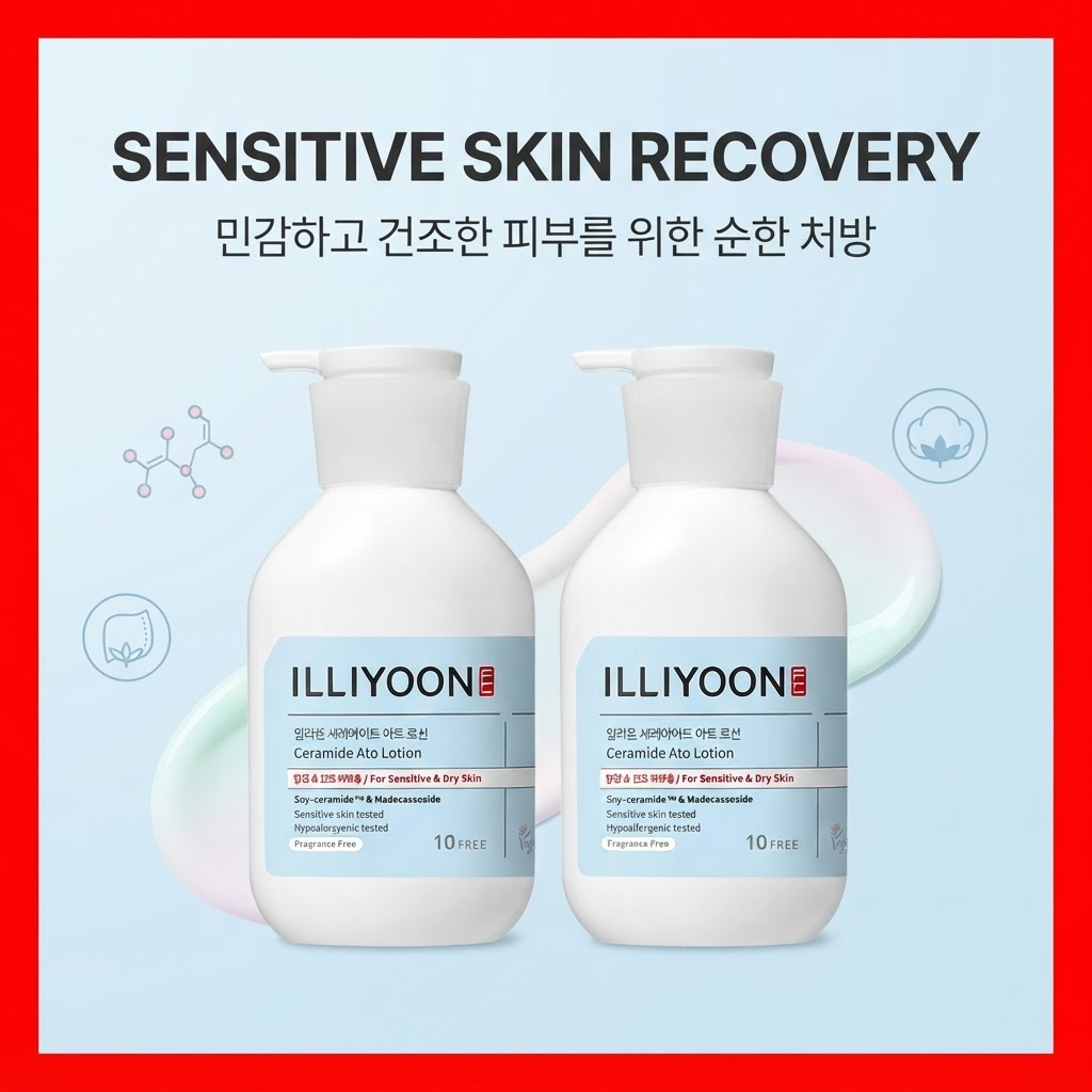ILLIYOON Ceramide Ato Lotion ปราศจากน้ําหอม 350ml