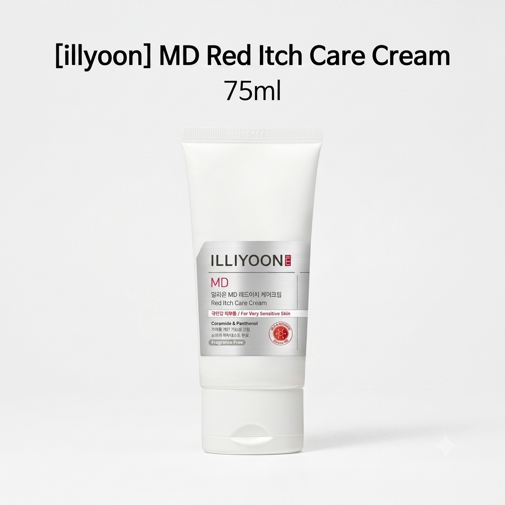 [illyoon] MD Red Itch Care Cream, 75mlItchiness & Eczema ReliefIntensive MoistureSensitive Skin Care