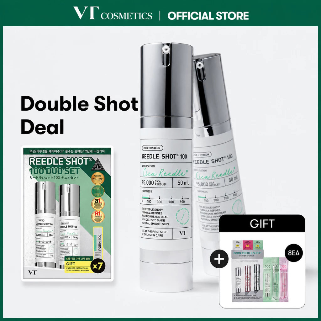 [VT] Reedle Shot Special Duo Set เซรั่มบูสเตอร์ผิว เซรั่มเข็มเกาหลี รีเดิ้ลช็อต [Official Flagship]
