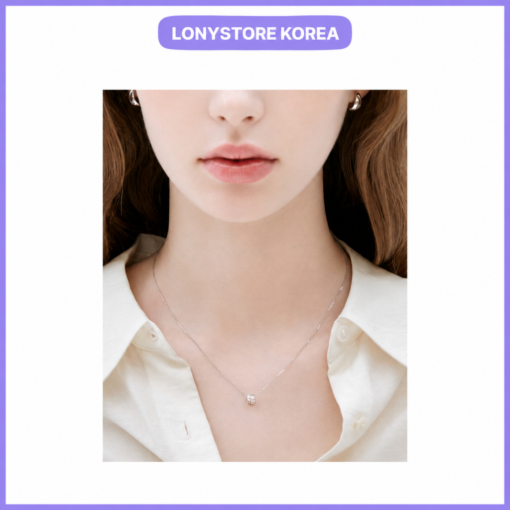 [j.estina] สร้อยคอ LALA J 1 ชิ้น / สร้อยคอเกาหลี / ดีไซน์เรียบหรู / ของแท้ 100% โดย LONYSTORE