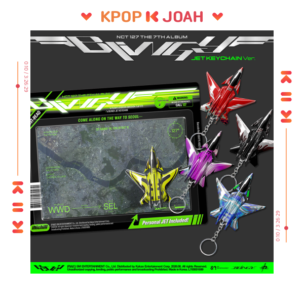 (JET Keychain Ver.) NCT 127 [BLINGY] 7th Full Album (25th Aug.2026)