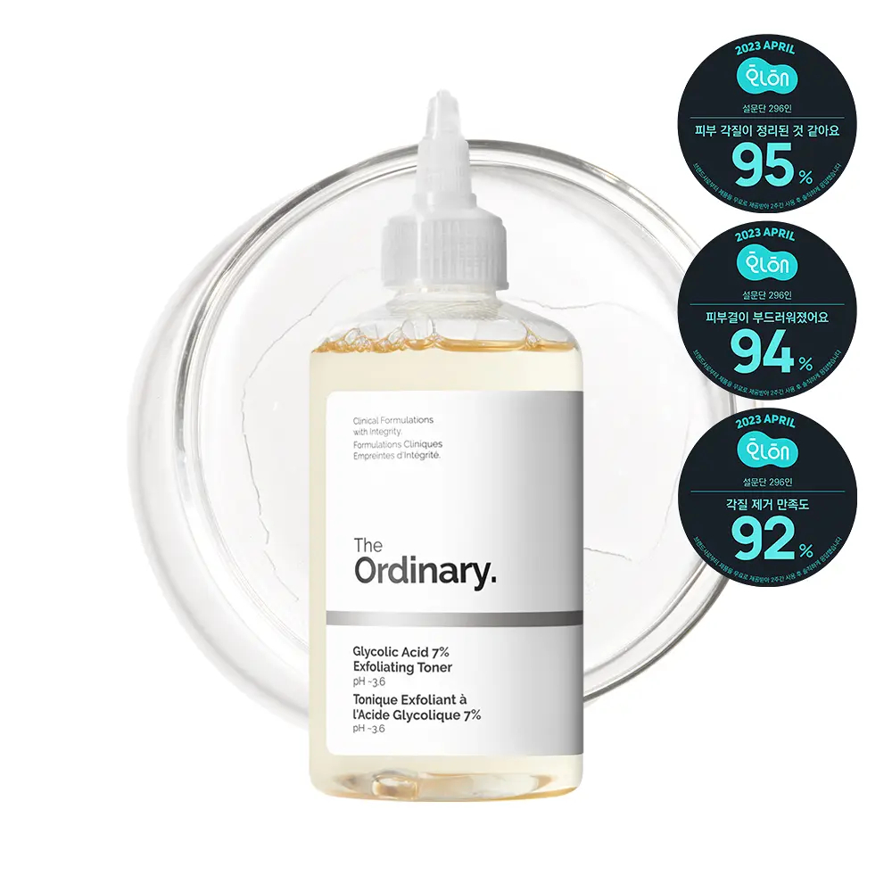 [Olive Young] The Ordinary [Corne Scrap] The Ordinary Glycolic Acid 7% Exfoliating Toner 240ml