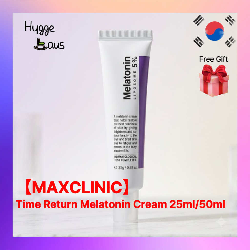 MAXCLINIC Time Return Melatonin Cream 25ml/50ml Niacinamide Radiance Firming Care