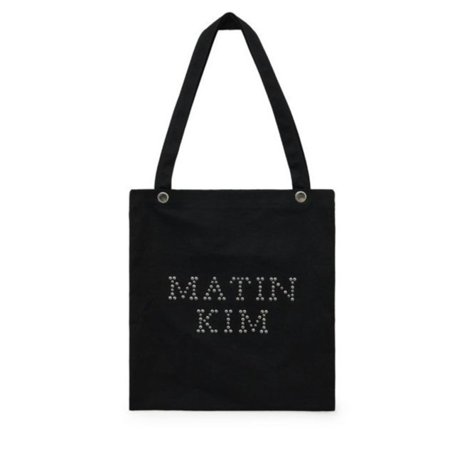 MATIN KIM Matin Logo Stud Eco Bag แฟชั่นเกาหลี 5873807