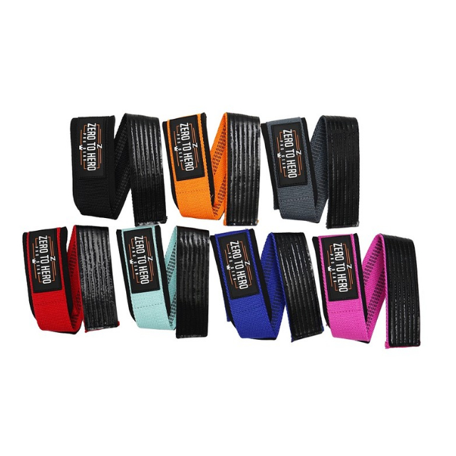 [ZERO TO HERO] PERSONALIZED MULTIPLE SIZE GYM STRAPS WRIST GUARD