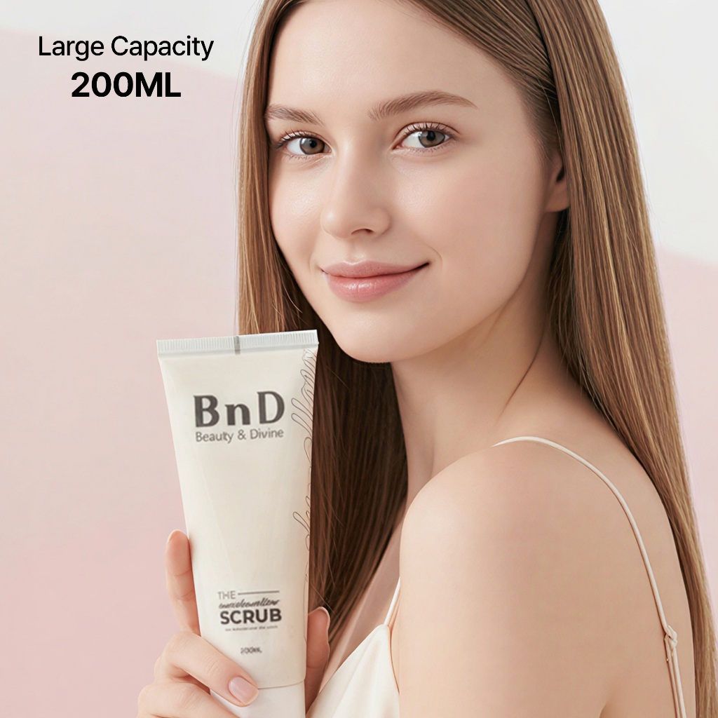 BnD มาร์ชเมลโล่สครับ AHA คอลลาเจน ขัดผิวอ่อนโยน ผิวกระจ่างใส ฟื้นฟูผิว 200 กรัม