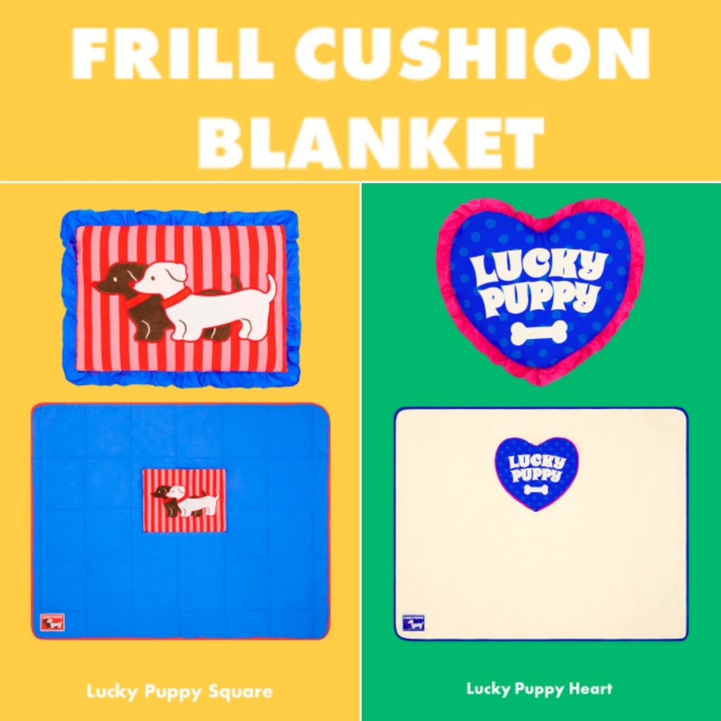 Wiggle Wiggle Frill Cushion ผ้าห่ม - 2 ออกแบบ