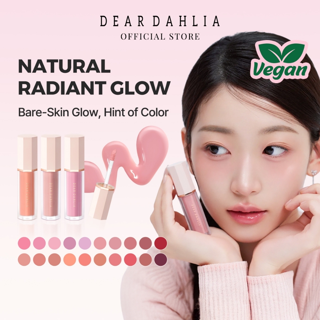 DEAR DAHLIA petal drop liquid blush 4g (20 Colors)