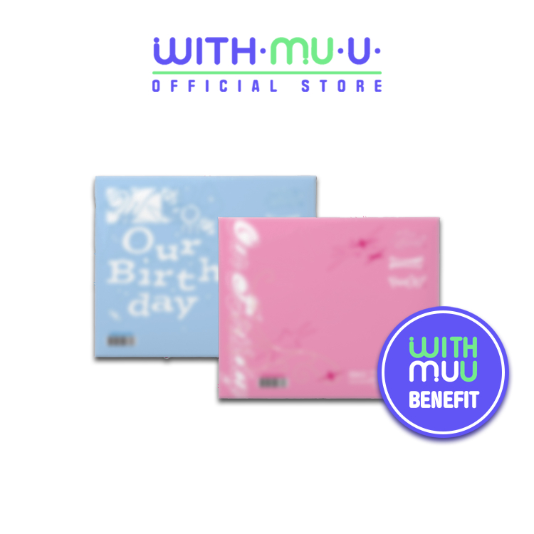 [พร้อมส่ง] OURBIRTHDAY - [OUR BIRTHDAY] 1st Single Album [อัลบั้ม OURBIRTHDAY] PHOTOBOOK ver. (WITHMUU POB)