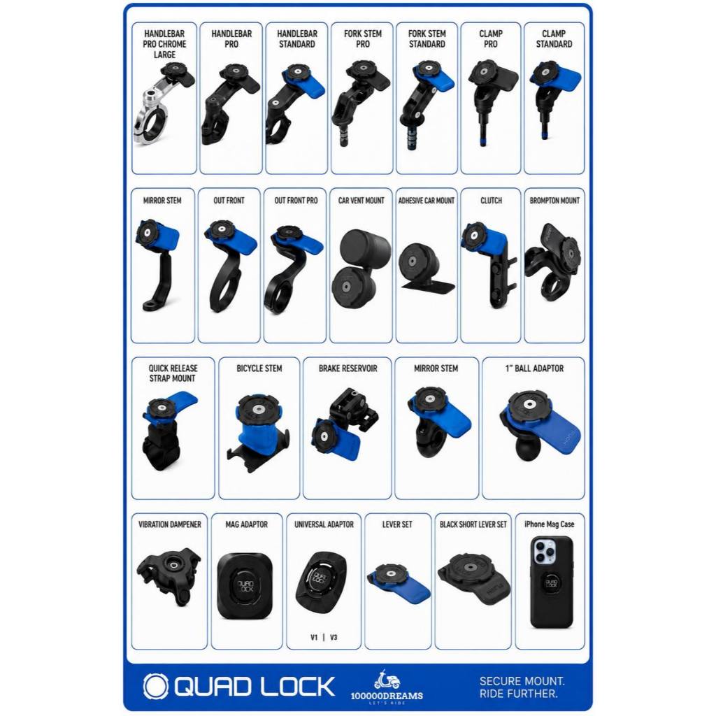 Quad Lock Mounts And Accessories ของแท้ มีประกัน