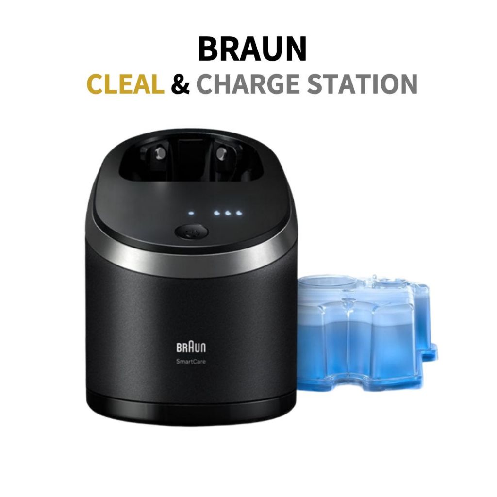 Braun สถานีทําความสะอาดและชาร์จ 6 in 1 SmartCare Center สําหรับ Series 9 Series 8 เครื่องโกนหนวดไฟฟ้
