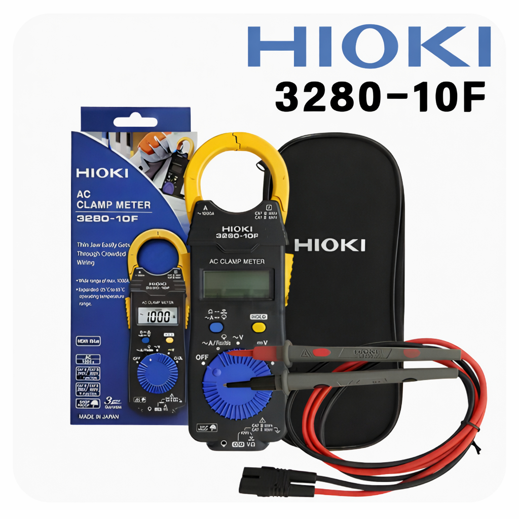 HIOKI 3280 10F มิเตอร์ AC Clamp 1000A ทดสอบกระแส Auto Range CAT III 600V ทดสอบไฟฟ้า