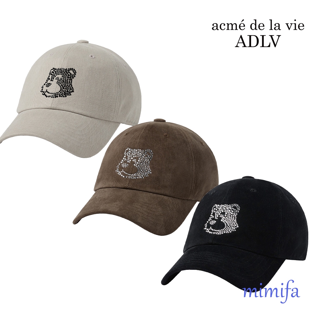 [acme de la vie ADLV] CUBIC AC BEAR BALL CAP