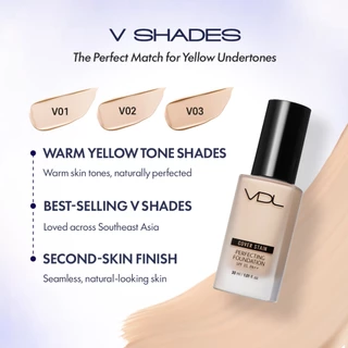 VDL Cover Stain Perfecting Foundation 13ml | Perfect Fit Longwear & Full Coverage