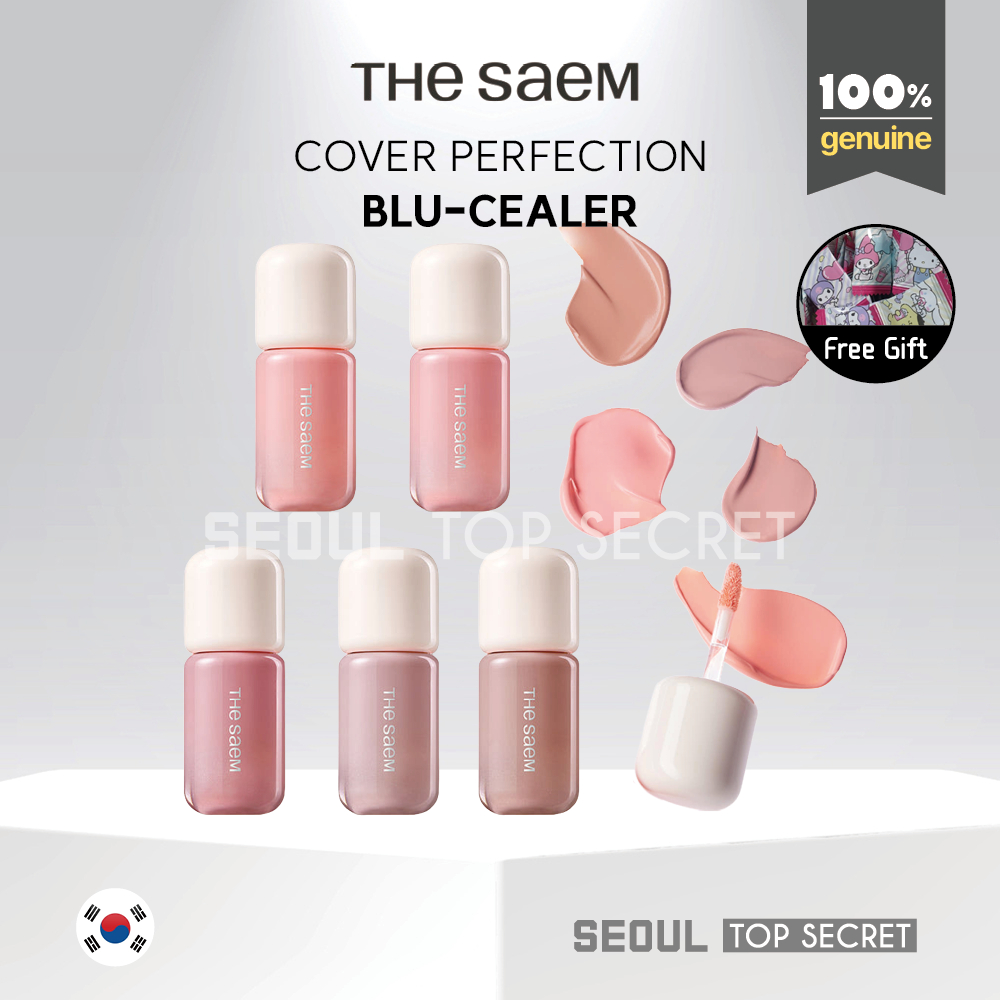 [THE SAEM] Cover Perfection Blu-Cealer 5ml 5 ColorsㅣBlush+Concealer