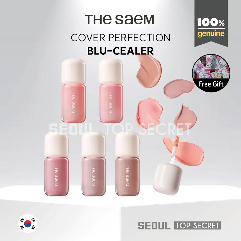[THE SAEM] Cover Perfection Blu-Cealer 5ml 5 ColorsㅣBlush+Concealer
