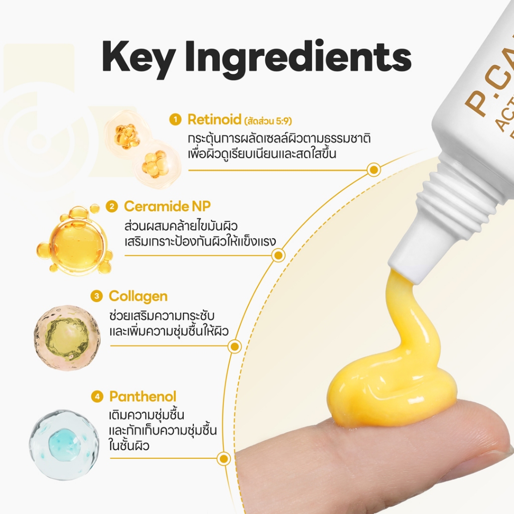 P.CALM كريم Active Retinoid 3000 Fade ‏20 غ — صورة 3