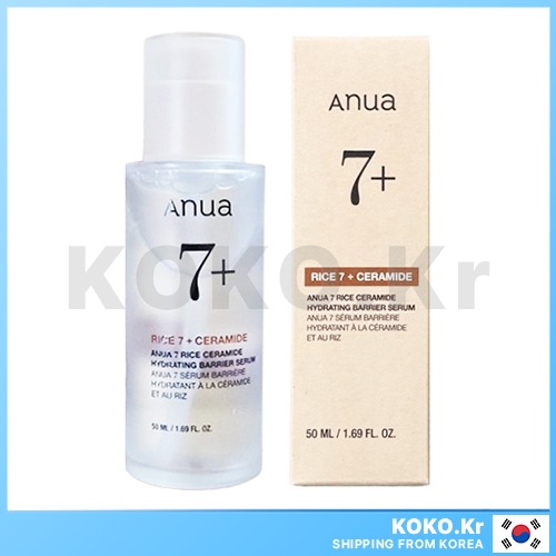 Anua Rice Ceramide 7 Hydrating Barrier Serum 50ml พร้อม FREEBIES