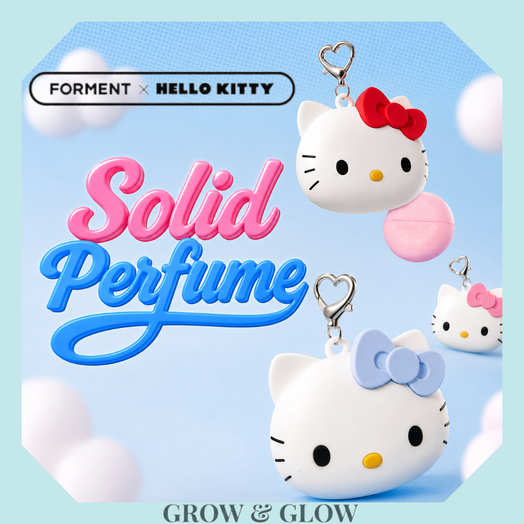 [Forment] Hello Kitty Solid Perfume Edition พร้อมซองพวงกุญแจ Hello Kitty