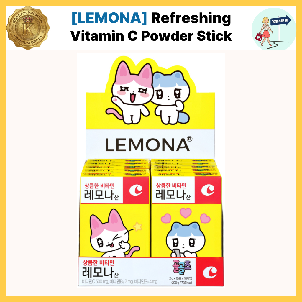 [Lemona] Refreshing Vitamin C Powder Stick Kakao Friends Edition (1 Option) | วิตามินซีทุกวัน / ไม่ต